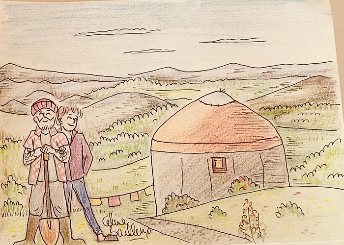 Yourte ,volcans,randonnees,lacs,quietude Роскошный шатер *